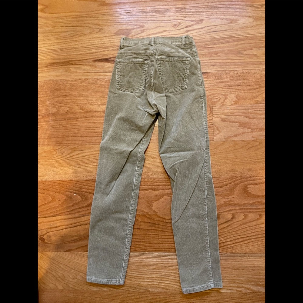 John Galt California tan straight leg corduroy pants. Size small.